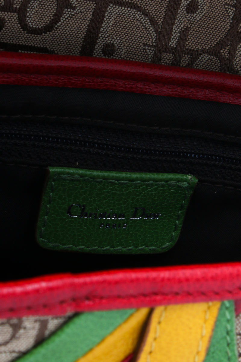 Dior Rasta Saddle Bag