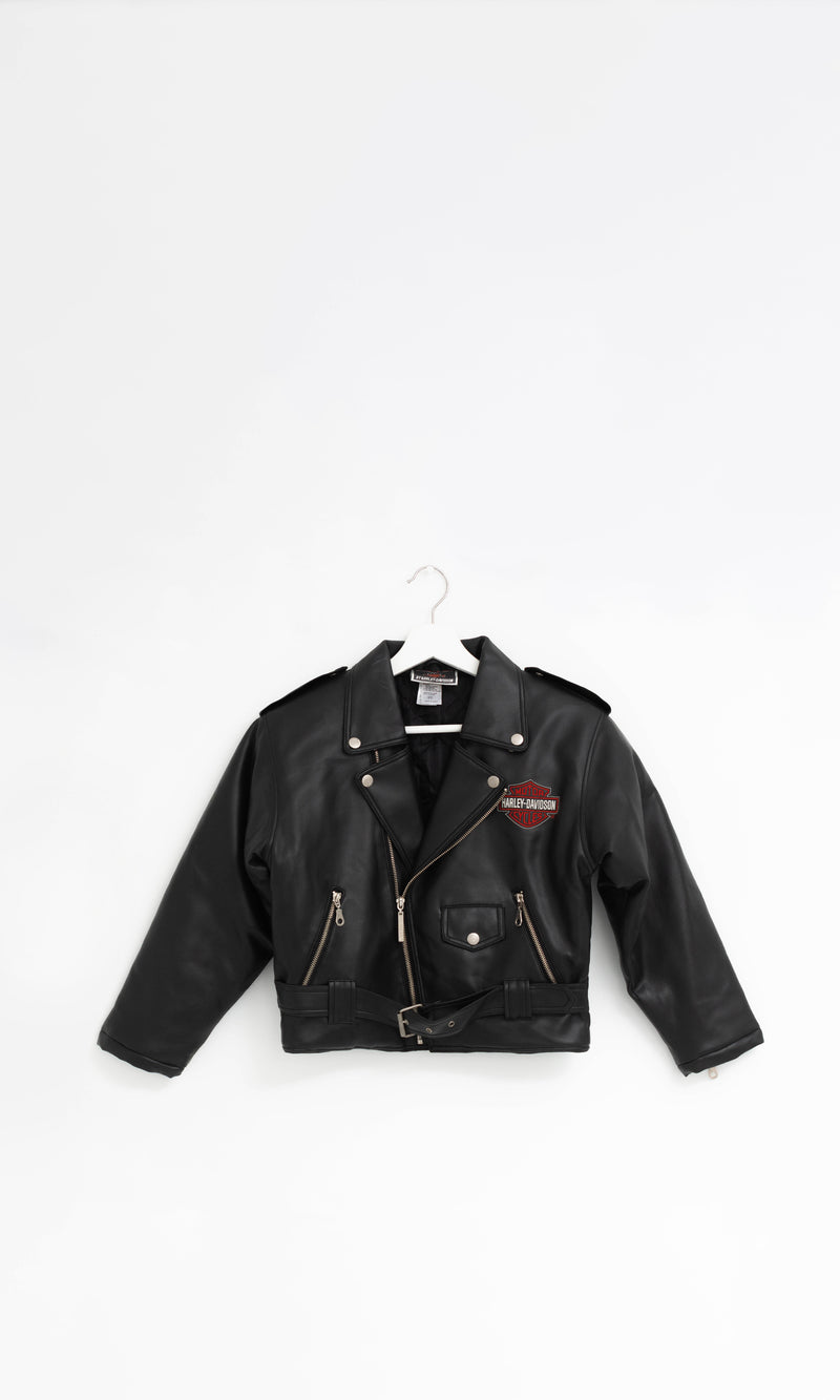 Harley Davidson Leather Jacket Age 8