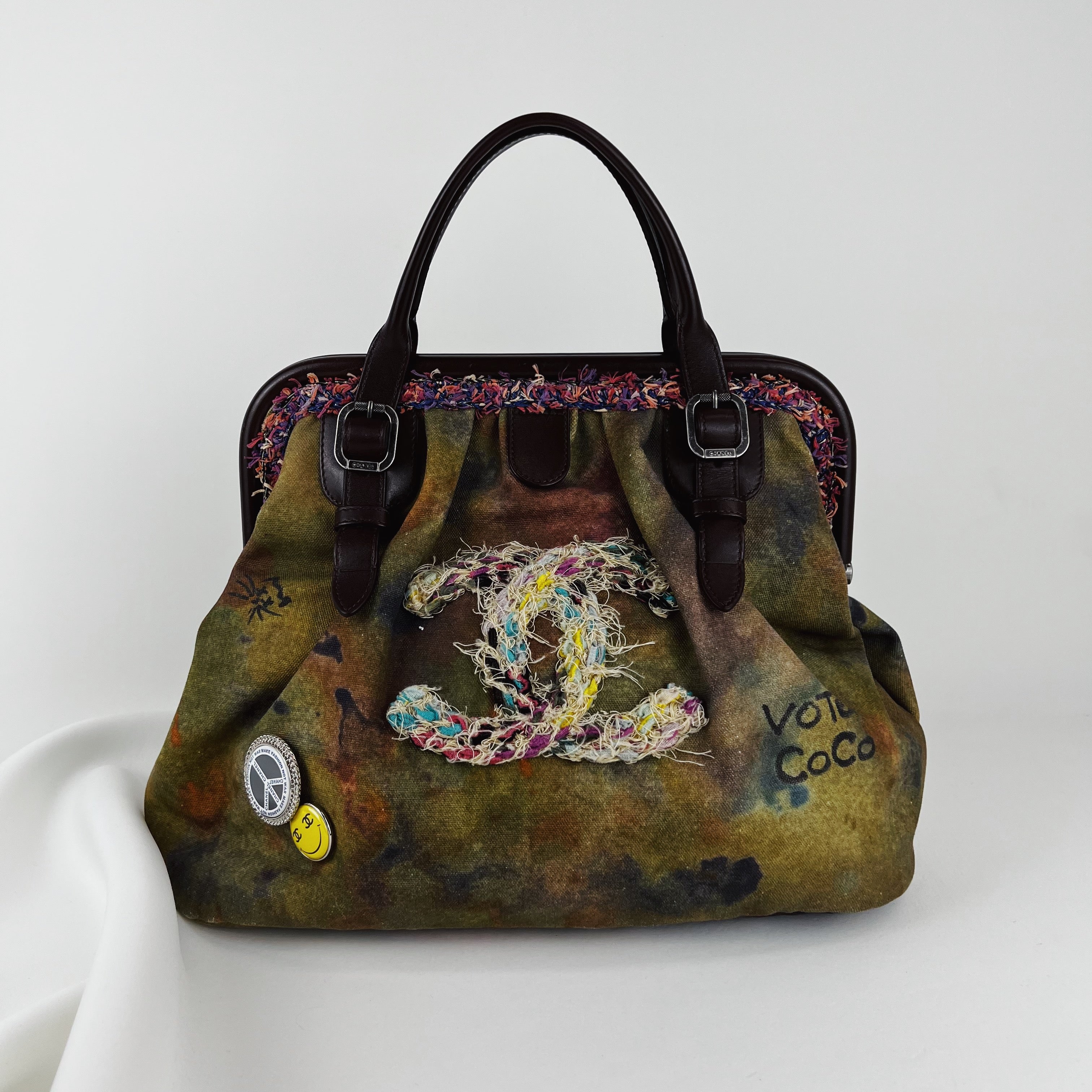 Chanel Graffiti Bag Jean Vintage