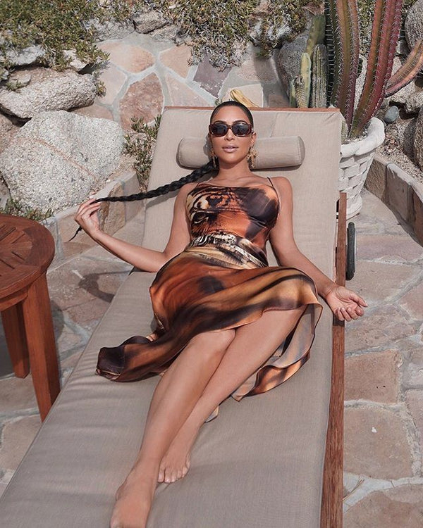 Roberto Cavalli Tiger Dress Jean Vintage