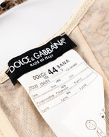 Dolce & Gabbana Snakeskin Corset Top