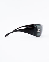 Chanel CC Rhinestone Sunglasses