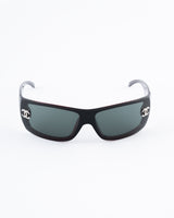 Chanel CC Rhinestone Sunglasses