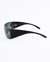 Chanel CC Rhinestone Sunglasses