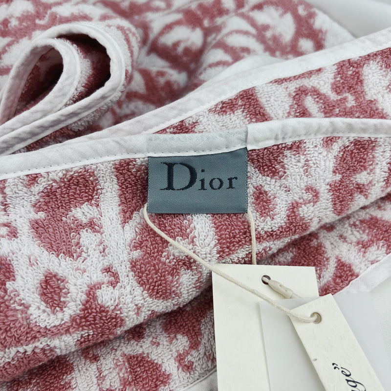 Dior Monogram Hooded Bath Towel