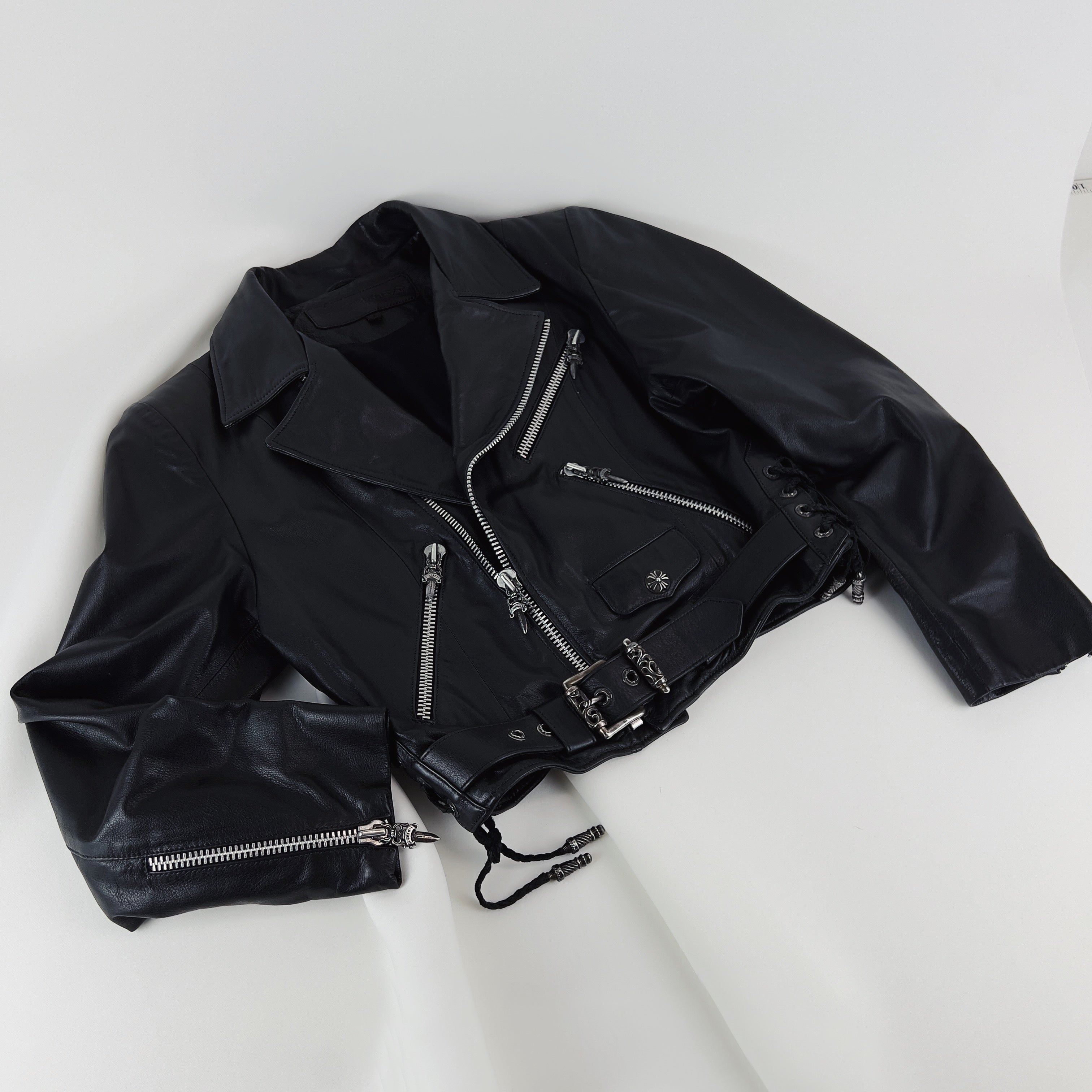 Chrome Hearts Leather Jacket – Jean Vintage